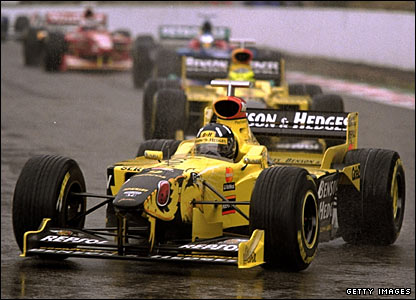 1998年雨のベルギーでＤ．ヒル駆るジョーダン無限ホンダが優勝！: Ｆ１名車のモデルカー、ミニカーをお探しならココ！